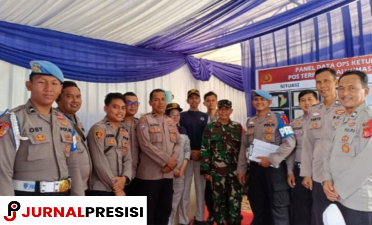 Arus Balik Pemudik Provos Polres Karawang Siapkan Anggota Di Pos Terpadu Galuh Mas Operasi Ketupat Lodaya 2026.